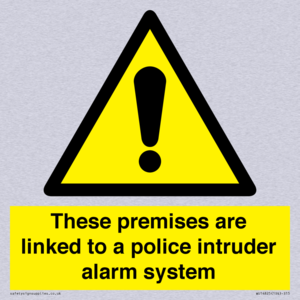 Premises are linked to police alarm
